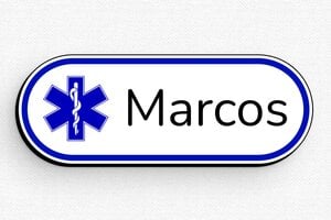 Placas Identificativas para Empleado - Insignia PVC - Alfiler - undefined - custom - badge - es-insignia-salud-003-3-1748858132184