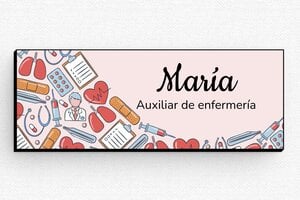 Placas Identificativas para Empleado - Insignia PVC - Imán - undefined - custom - badge - es-insignia-salud-022-3-1748858137629