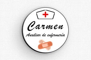 Placas Identificativas para Empleado - Insignia PVC - Alfiler - undefined - custom - badge - es-insignia-salud-025-3-1748858142664