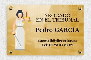 Placas para Despachos de Abogados - Latón - undefined - poli - screws-caps - es-laton-cuadruple-004-5-1748857687821