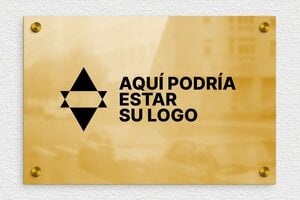 Placas Profesionales con Logo - Latón - undefined - poli - screws-caps - es-logo-003-1-1747820938323