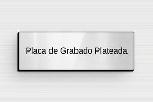 Placas Grabadas Personalizadas - PVC - undefined - gris-brillant-noir - glue - es-material-placas-de-grabado-001-3-1747901095451