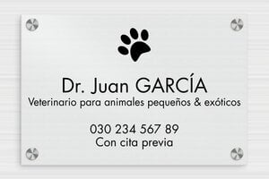 Placas Grabadas Personalizadas - Aluminio - undefined - naturel-brosse-noir - screws-caps - es-material-placas-de-grabado-008-3-1747901139960