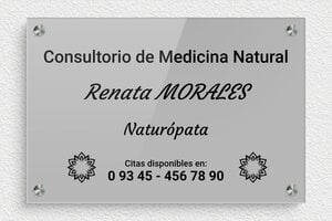 Placas para Naturópatas - Plexiglás - undefined - custom - screws-spacer - es-medicina-natural-002-4-1747820752116