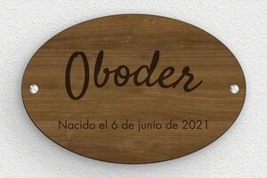 Placas para Caballos - Madera - undefined - noyer - screws - es-nombre-caballo-fecha-nacimiento-004-0-1747819148326