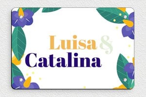Placas Infantiles para Puerta - PVC - undefined - custom - screws - es-nombre-escudo-004-1-1747823306970