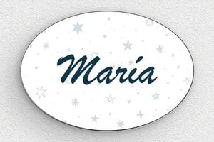 Placas Infantiles para Puerta - PVC - undefined - custom - glue - es-nombre-escudo-015-1-1747823280645
