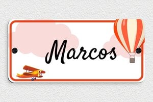 Placas Infantiles para Puerta - PVC - undefined - custom - screws-caps - es-nombre-escudo-016-1-1747823286605