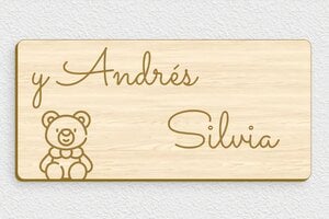 Placas Infantiles para Puerta - Madera - undefined - erable - glue - es-nombre-placa-006-2-1747823311404