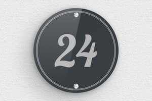 Placas con Nombre de Casa - Plexiglás - undefined - custom - screws - es-numero-casa-gris-antracita-001-3-1747821729221
