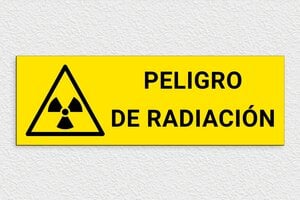 Señales de Advertencia - Cartel 'Peligro de Radiación' - undefined - jaune-noir - glue - es-peligro-de-radiacion-004-3-1747820391456