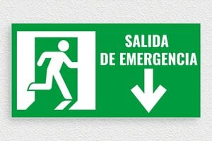 Señalética para Hotel - Cartel de salida de emergencia - undefined - vert-blanc - glue - es-pictograma-salida-de-emergencia-007-1-1747818314480