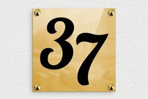Placas de Números para Casa - Latón - undefined - poli - screws-caps - es-pl-laiton-024-1-1747821953307