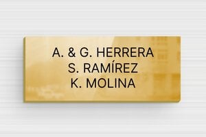 Placas Grabadas Personalizadas - Latón - undefined - poli-noir - glue - es-placa-autoadhesiva-para-timbre-004-2-1747880165354