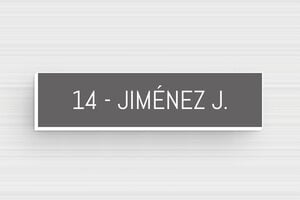 Placas para Buzón - PVC - undefined - gris-souris-blanc - glue - es-placa-buzon-015-0-1747821661266