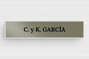 Placas de Aluminio para Buzón - Aluminio - undefined - taupe - glue - es-placa-buzon-aluminio-004-1-1747890486755