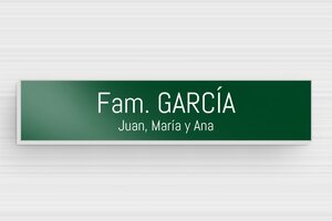 Placas de Timbre de Aluminio - Aluminio - undefined - vert - glue - es-placa-buzon-aluminio-015-22-1747899408008