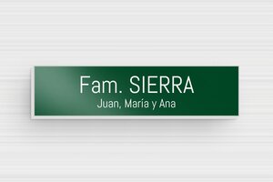 Placas de Timbre de Aluminio - Aluminio - undefined - vert - none - es-placa-buzon-aluminio-015-23-1747899412786