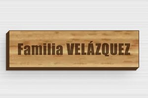 Placas de Madera para Buzón - Madera - undefined - chene - magnetic - es-placa-buzon-madera-001-2-1747890493764
