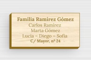Placas de Madera para Buzón - Madera - undefined - erable - glue - es-placa-buzon-madera-002-5-1747890525861