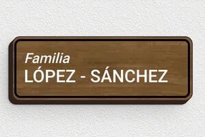 Placas de Madera para Buzón - Madera - undefined - noyer - glue - es-placa-buzon-madera-003-2-1747890532802