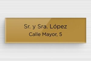 Placas de Metacrilato para Buzón - Plexiglás - undefined - or-fonce-noir - glue - es-placa-buzon-plexi-011-5-1747899245086