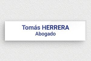 Placas de Timbre de Metacrilato - Plexiglás - undefined - blanc-bleu - glue - es-placa-buzon-plexiglas-005-1-1747897573950