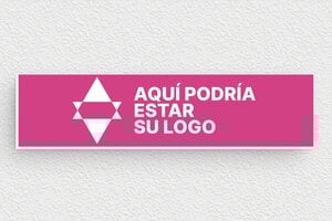 Placas Grabadas Personalizadas - PVC - undefined - rose-blanc - glue - es-placa-buzon-pvc-005-2-1747897680595