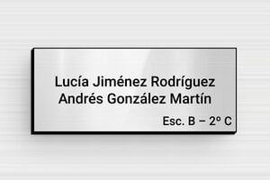 Placas Adhesivas para Buzón - PVC - undefined - gris-brillant-noir - glue - es-placa-buzon-pvc-011-5-1747899184240