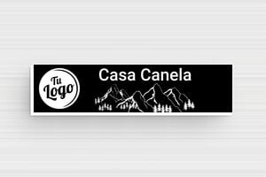 Placas de Timbre de PVC - PVC - undefined - noir-blanc - glue - es-placa-campana-plastico-003-3-1747880025262