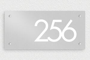 Placas para Portal - Aluminio - undefined - anodise - screws - es-placa-casa-moderna-002-1-1747821875798