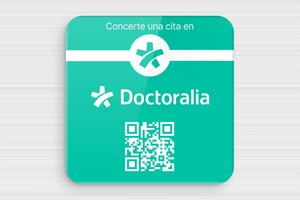 Placas para Fisioterapeutas - Plexiglás impreso - undefined - custom - glue - es-placa-cita-codigo-qr-003-3-1748857912002