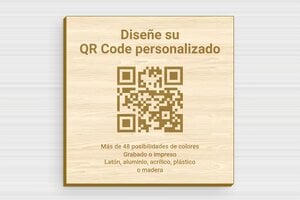 Placas con Código QR - Madera - undefined - erable - none - es-placa-codigo-qr-002-4-1747881330155