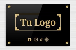 Placas Profesionales con Logo - Plexiglás - undefined - custom - screws-caps - es-placa-codigo-qr-005-4-1747899852143