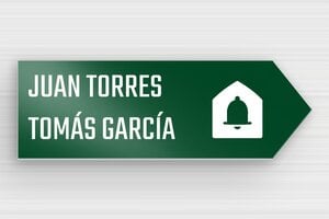 Placas de Aluminio para Buzón - Aluminio - undefined - vert - glue - es-placa-con-dos-nombres-001-3-1747880210426