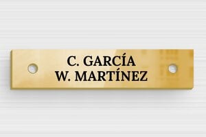Placas de Latón - Latón - undefined - poli-noir - holes-only - es-placa-con-dos-nombres-003-5-1747880266787