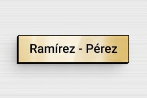 Placas para Buzón - PVC - undefined - or-brillant-noir - glue - es-placa-de-buzon-008-4-1747821643397