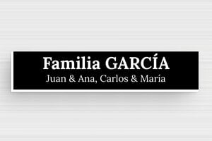 Placas de Timbre - PVC - undefined - noir-blanc - glue - es-placa-de-buzon-017-0-1747821562803