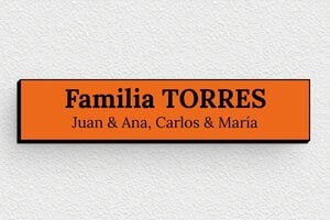 Placas para Buzón - PVC grabado - undefined - orange-noir - none - es-placa-de-buzon-017-1-1747881230310
