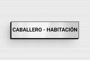 Placas de Timbre - PVC - undefined - gris-brillant-noir - glue - es-placa-de-buzon-020-0-1747821621526