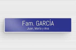 Placas de Timbre de Aluminio - Aluminio - undefined - bleu - glue - es-placa-de-buzon-aluminio-015-14-1747899377333