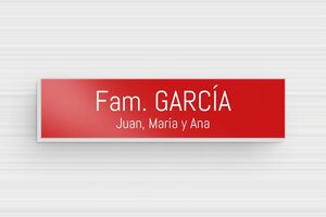 Placas de Timbre de Aluminio - Aluminio - undefined - rouge - none - es-placa-de-buzon-aluminio-015-19-1747899397810