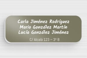 Placas de Aluminio para Buzón - Aluminio - undefined - taupe - glue - es-placa-de-buzon-aluminio-015-9-1747899335612