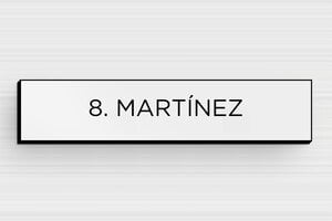 Placas Grabadas Personalizadas - PVC - undefined - gris-noir - glue - es-placa-de-buzon-autoadhesiva-001-1-1747897699803