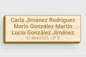Placas Adhesivas para Buzón - Madera - undefined - erable - glue - es-placa-de-buzon-autoadhesiva-001-5-1747897711928