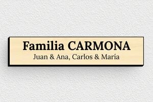Placas de Madera para Buzón - PVC - undefined - erable-noir - none - es-placa-de-buzon-de-madera-002-1-1747890507389