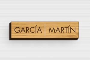 Placas de Madera para Buzón - Madera - undefined - bambou - glue - es-placa-de-buzon-madera-005-3-1747899968989