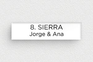 Placas de Metacrilato para Buzón - Plexiglás - undefined - blanc-noir - none - es-placa-de-buzon-plexi-011-10-1747899265275