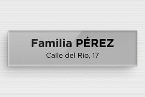 Placas para Buzón - Plexiglás - undefined - gris-noir - glue - es-placa-de-buzon-plexi-011-14-1747899277861