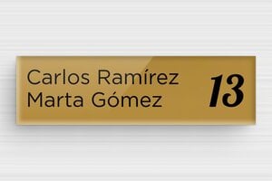 Placas para Buzón - Plexiglás - undefined - or-fonce-noir - none - es-placa-de-buzon-plexi-011-3-1747899238086